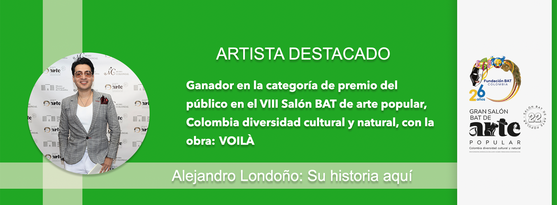 Alejandro Londoño artista destacado
