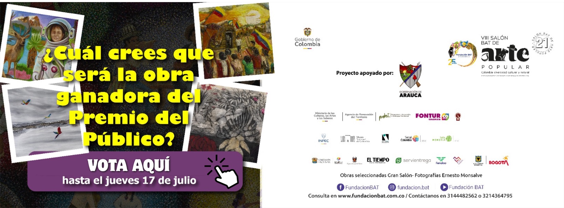 Votaciones Gran Salón BAT de Arte Popular