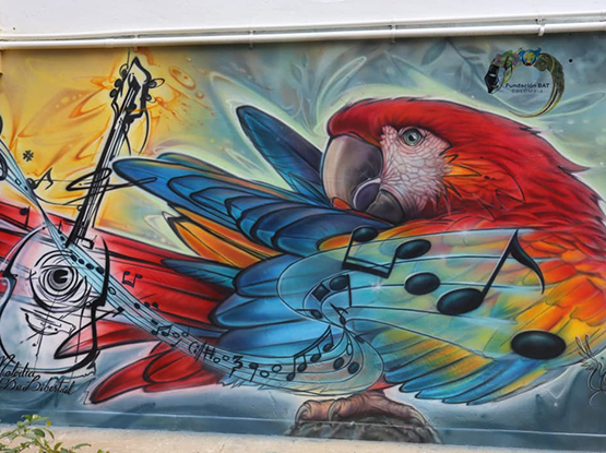 Un nuevo mural en la Cárcel Modelo de Bucaramanga