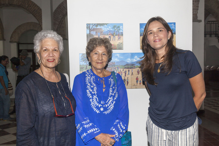 Juana Alicia Ruiz,Hirney Hermida, Elizabeth Villareal y Guillermo Londoño