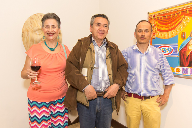 Artistas Finalistas ;Mariela Sierra Ochoa, Ricardo Quevedo Palacios, Jorge Alonso Zapata Sánchez.